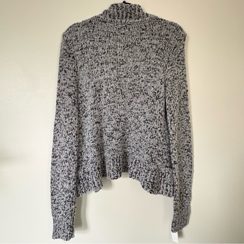 Tribal Marled Gray Cardigan Sweater Size Large - Picture 11 of 14